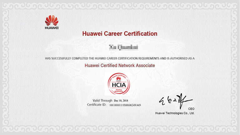 hcia(原hcna)华为认证网络工程师